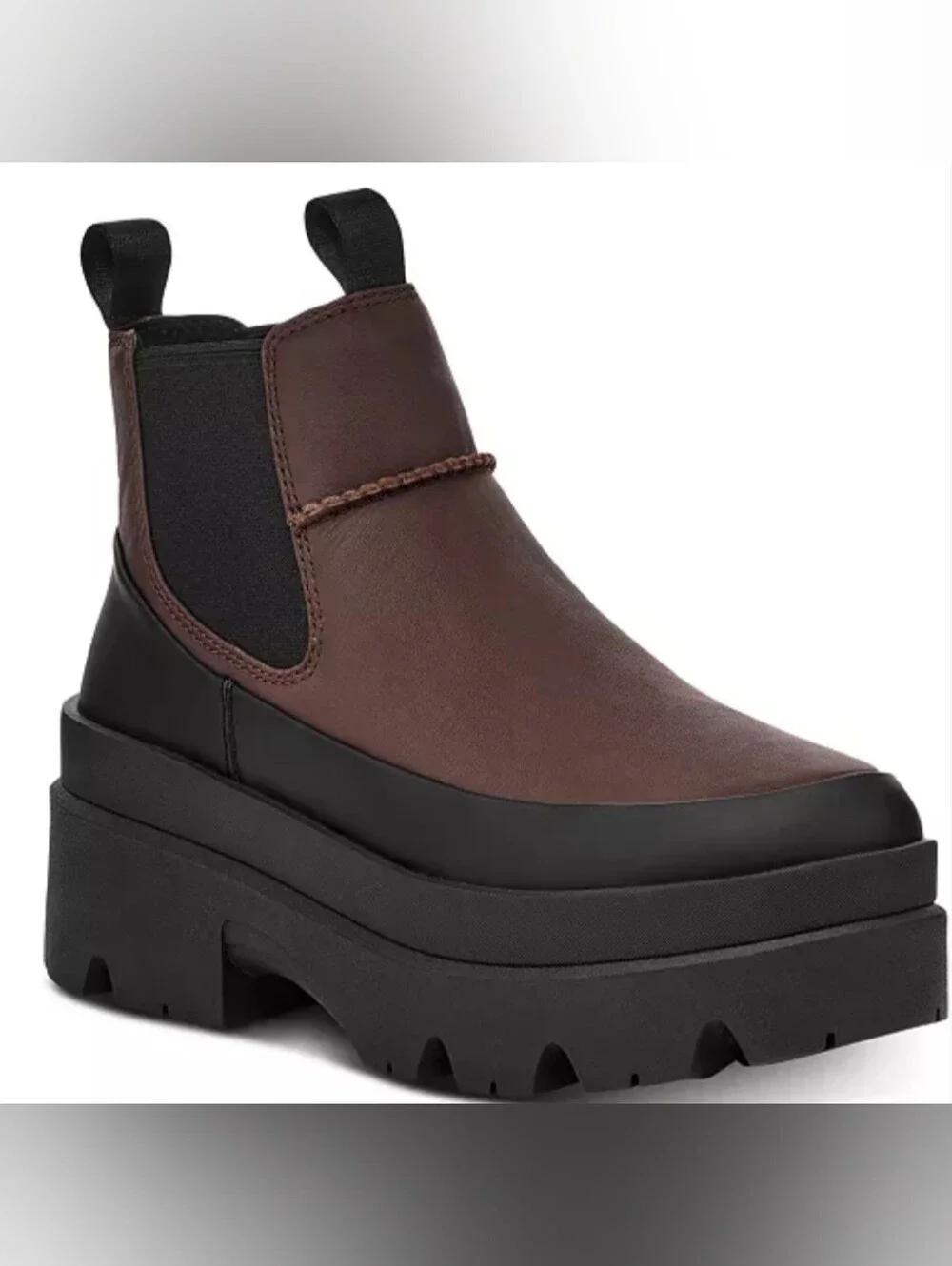 UGG®Women's Brisbane Chelsea Lug Platform Boots Size 7 New MSRP $170